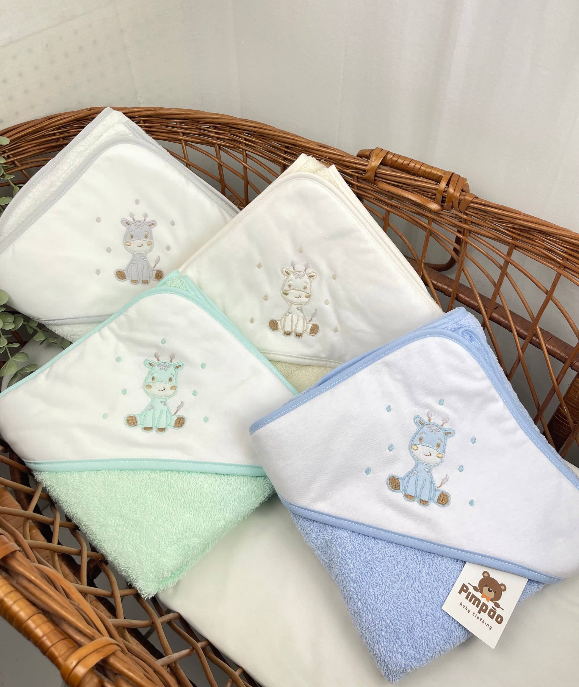Toalha de banho - girafa - Pimpão Baby Clothing