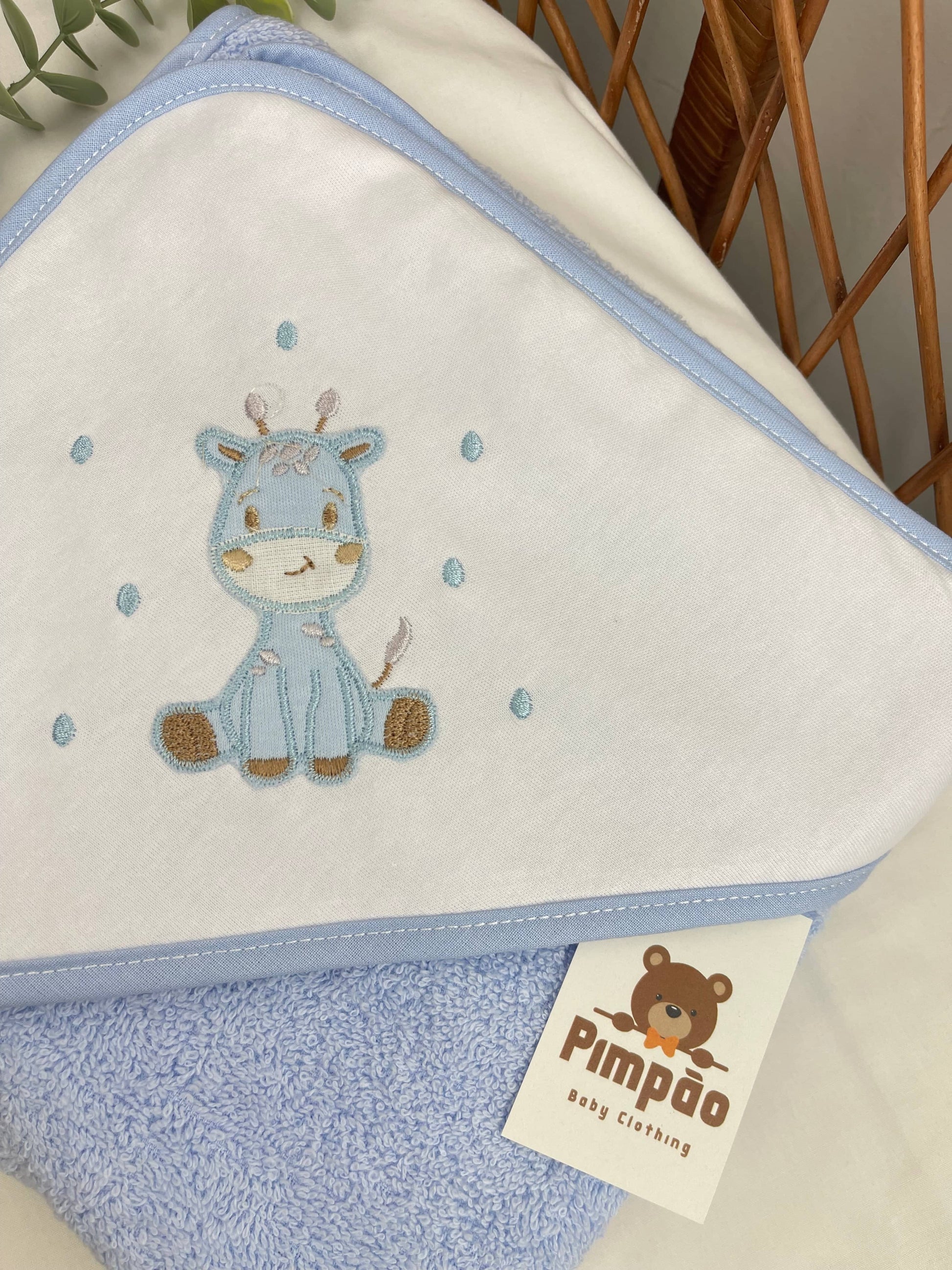 Toalha de banho - girafa - Pimpão Baby Clothing