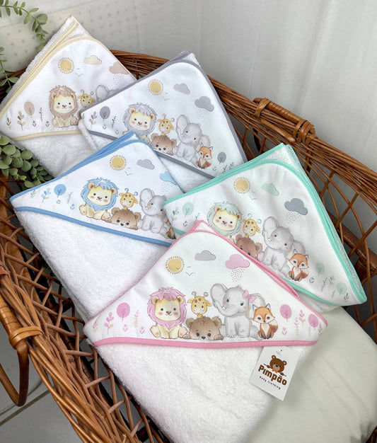 Toalha de banho - selva - Pimpão Baby Clothing