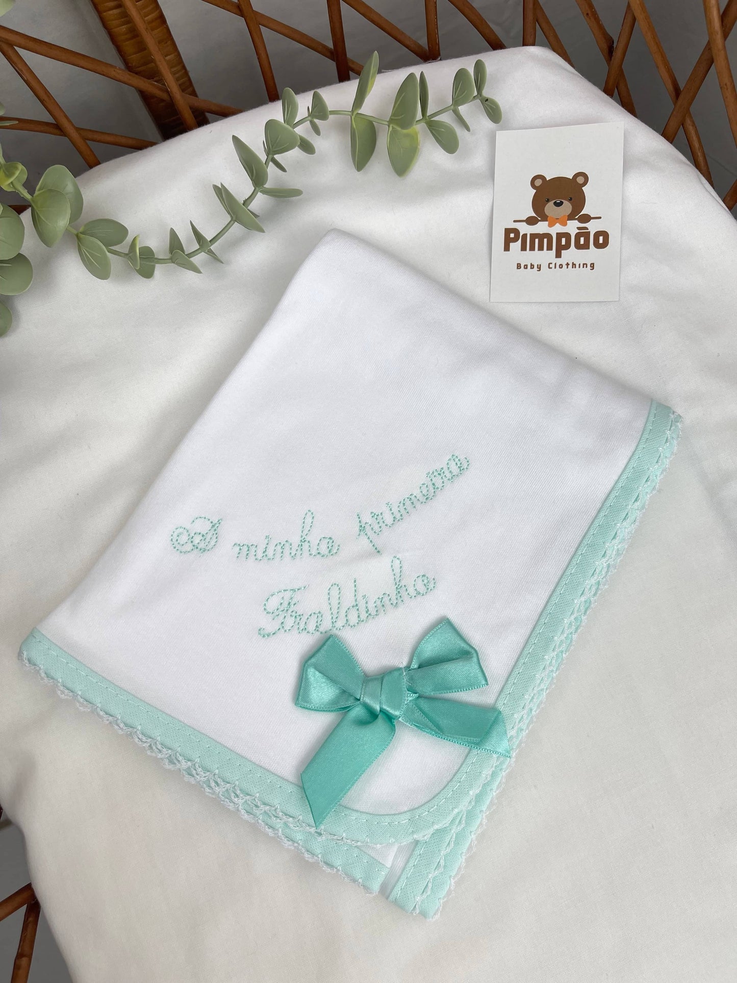 Fralda - a minha primeira fraldinha - Pimpão Baby Clothing