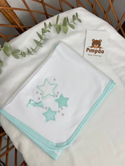 Fralda de pano - estrelinhas - Pimpão Baby Clothing