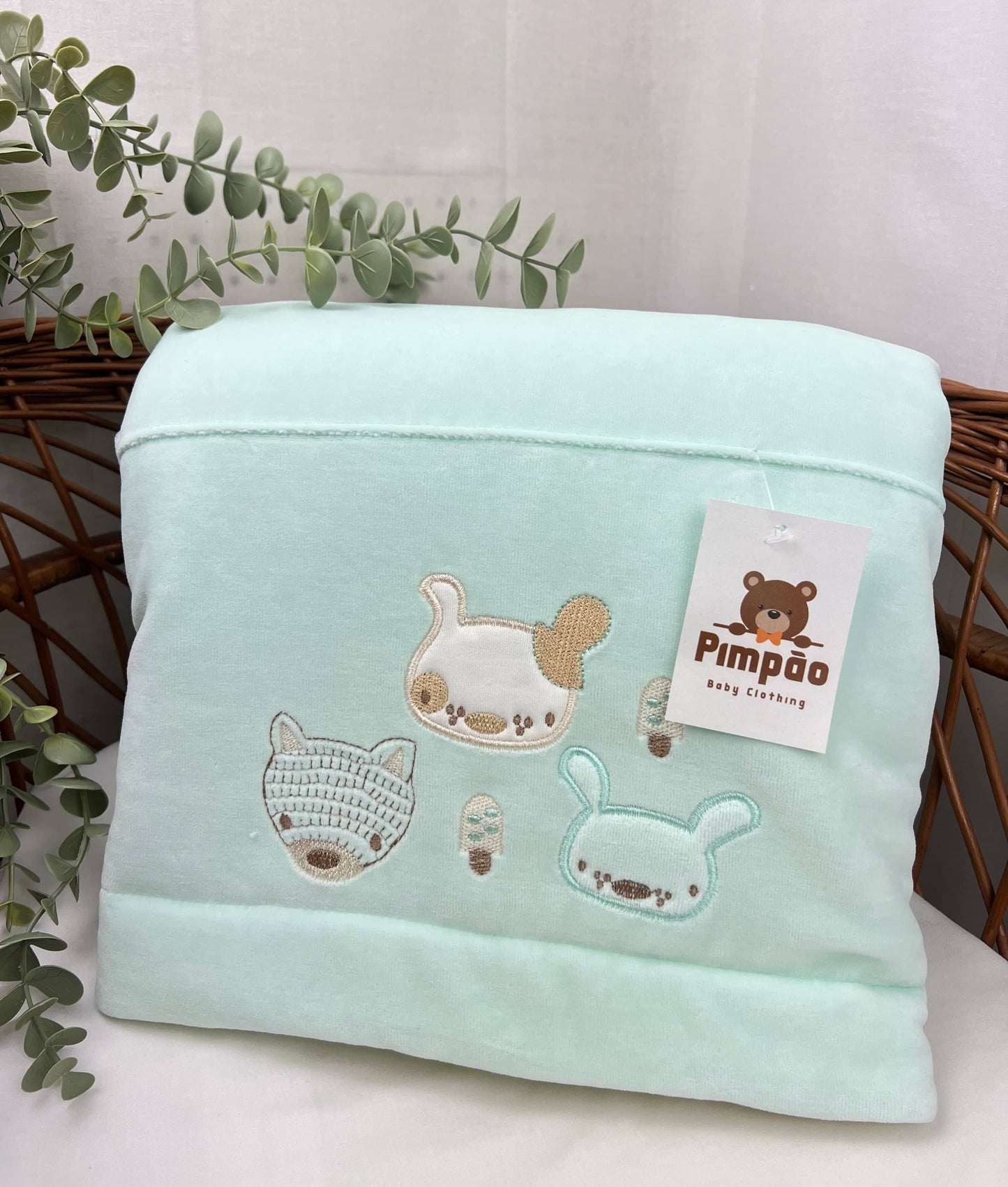 Manta polar - animais - Pimpão Baby Clothing