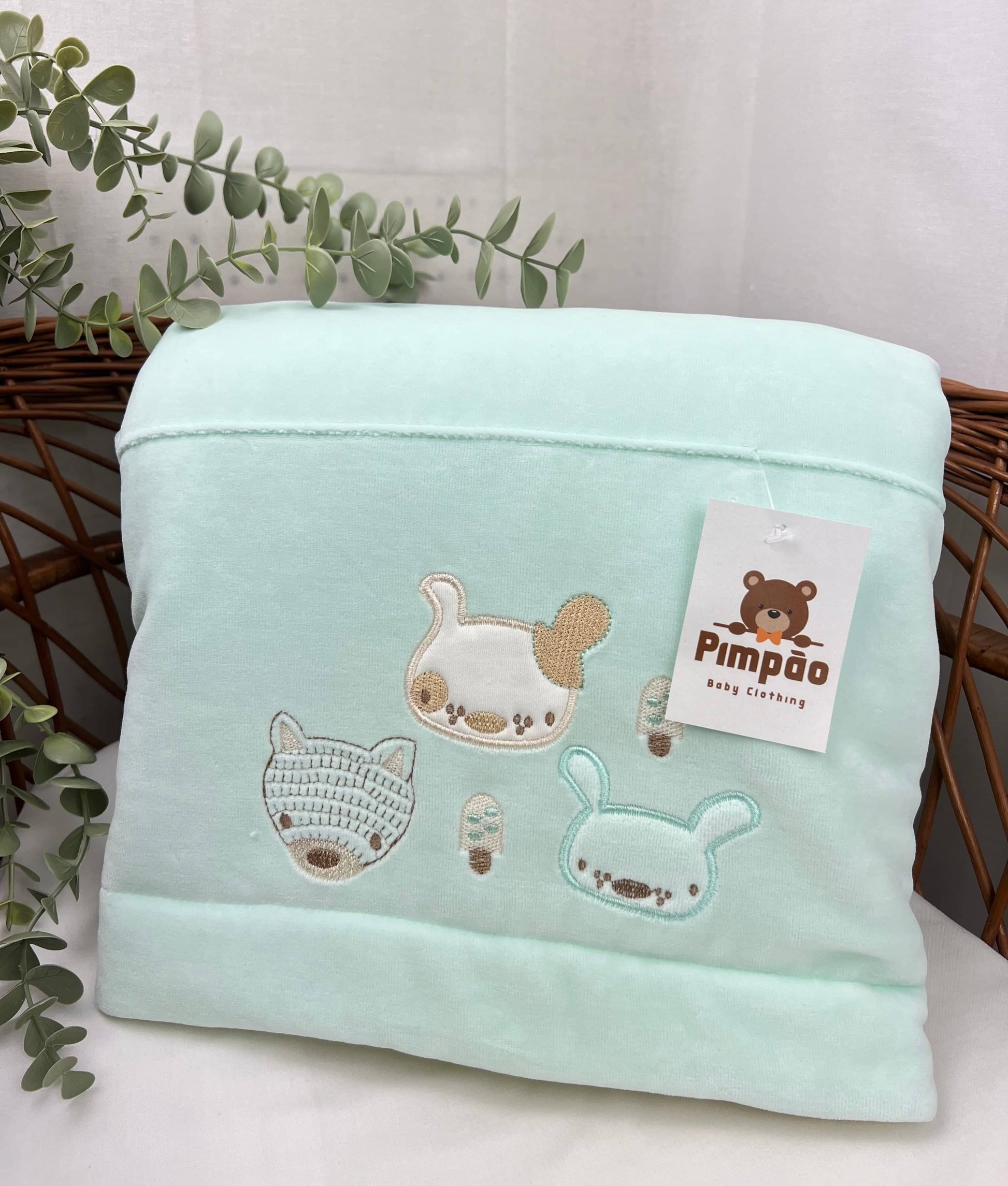 Manta polar - animais - Pimpão Baby Clothing