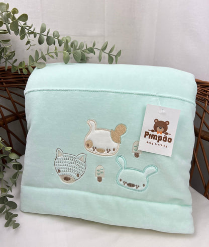 Manta polar - animais - Pimpão Baby Clothing