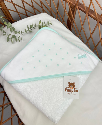Toalha de banho - bolinhas - Pimpão Baby Clothing