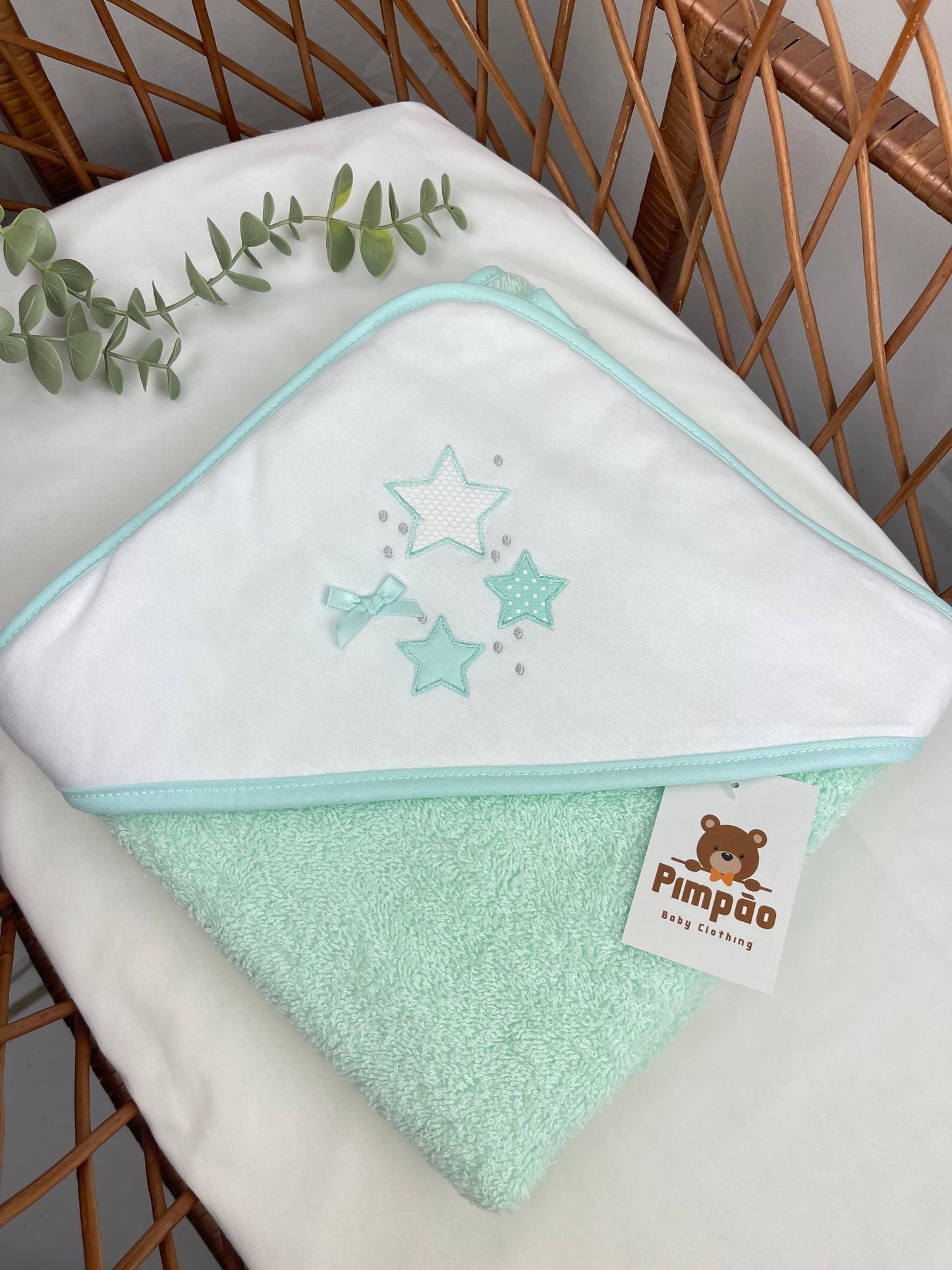 Toalha de banho - estrelinhas - Pimpão Baby Clothing