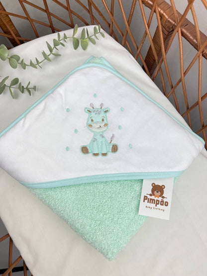 Toalha de banho - girafa - Pimpão Baby Clothing