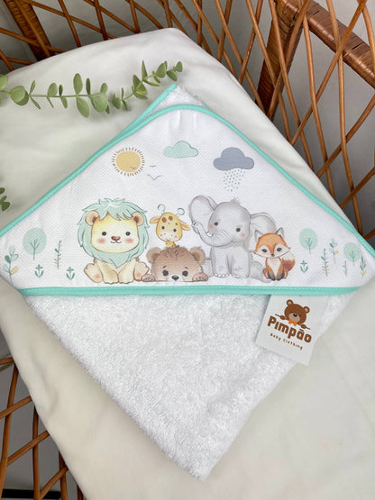 Toalha de banho - selva - Pimpão Baby Clothing