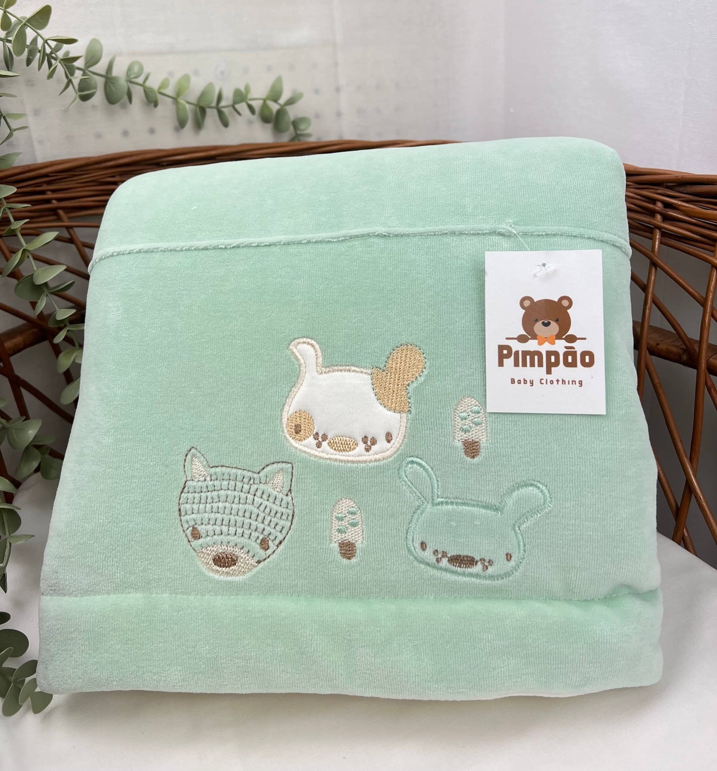 Manta polar - animais - Pimpão Baby Clothing