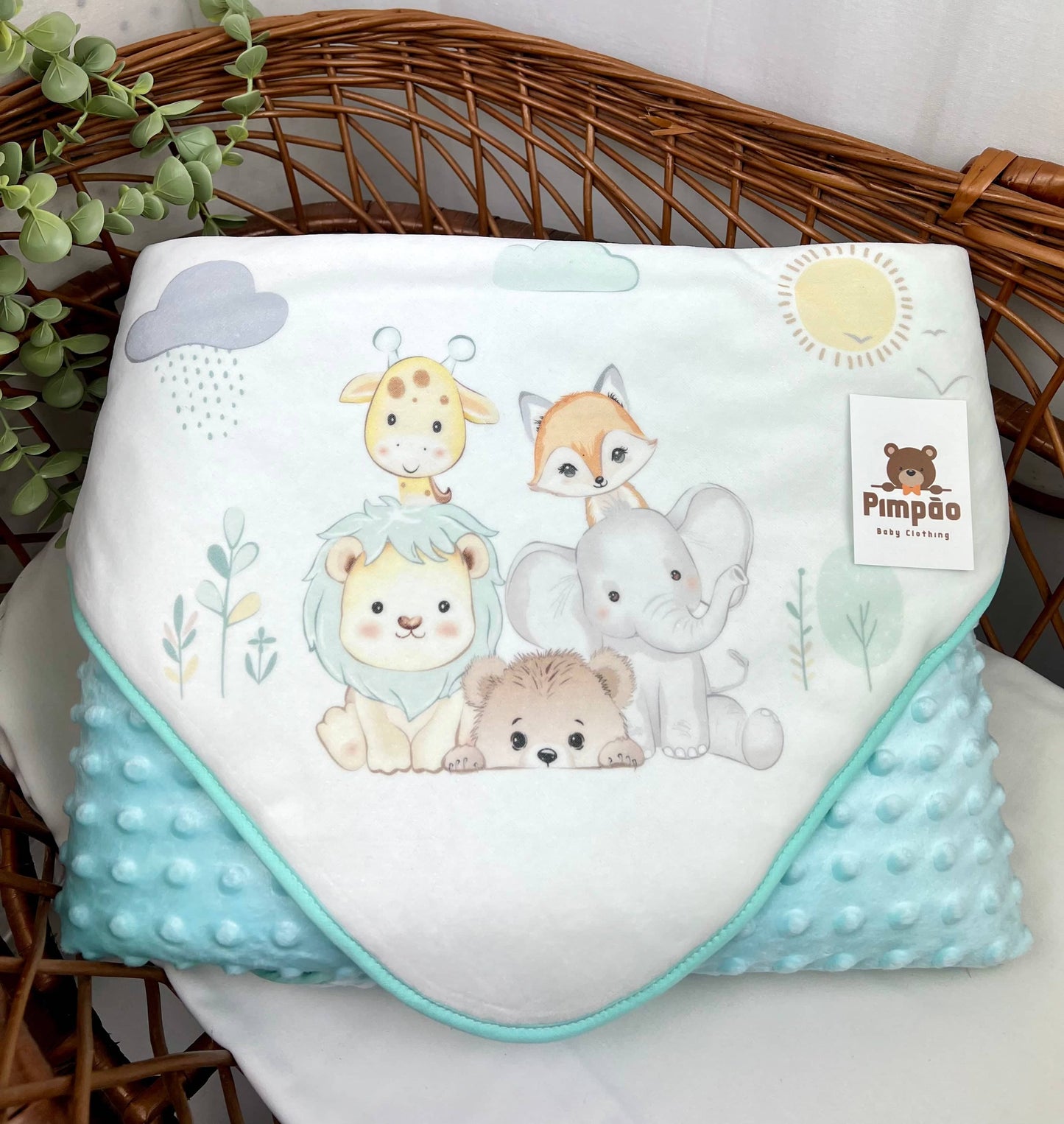 Manta polar - selva - Pimpão Baby Clothing